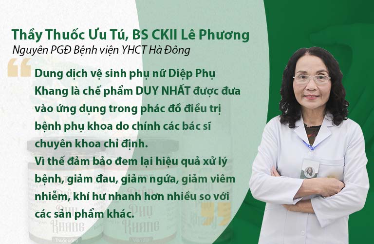 Thầy thuốc ưu tú, BS Lê Phương nhận định về sản phẩm