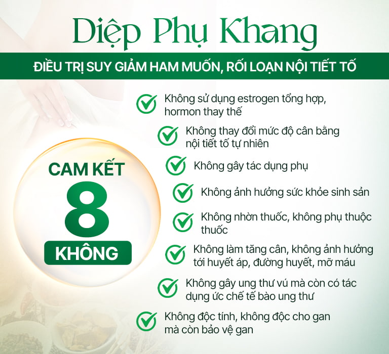 Cam kết điều trị 8 Không của Diệp Phụ Khang