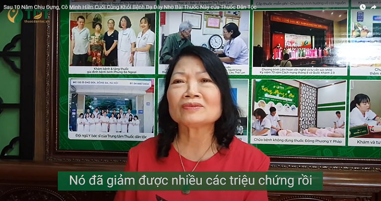 Cô Minh Hiền chia sẻ về hiệu quả chuyển biến bệnh