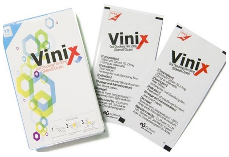 Sản phẩm tem Vinix dùng cho nam giới muốn tăng cường sinh lý