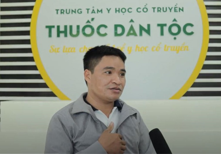 Anh Trần Văn Thanh đã khỏi bệnh sau khi dùng Sơ can Bình vị tán