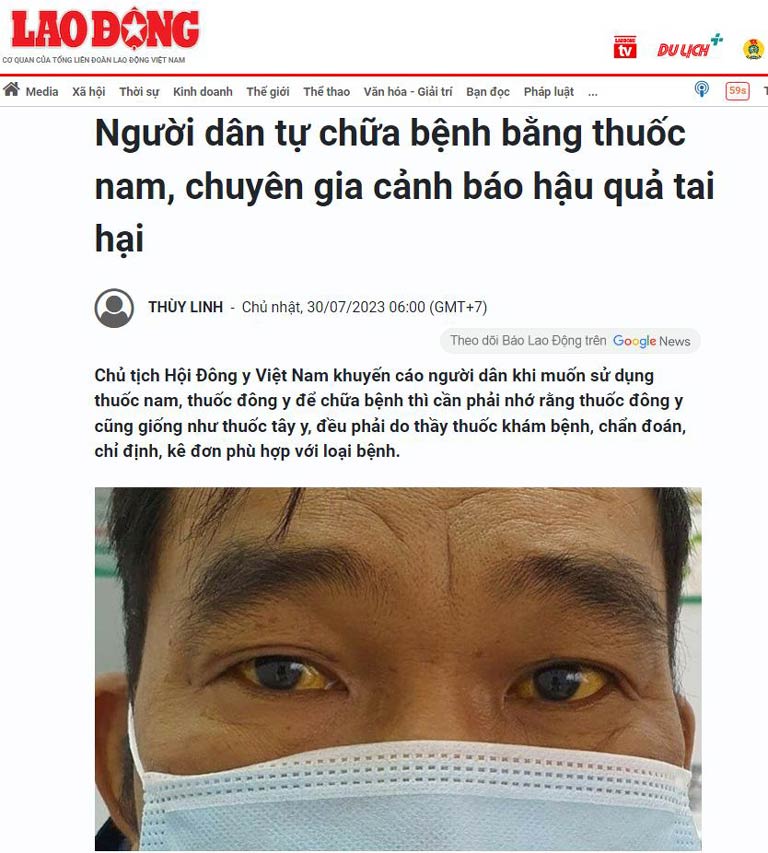 Rất nhiều cảnh báo về việc sử dụng thuốc Nam từ nhưng thầy thuốc tự phong 