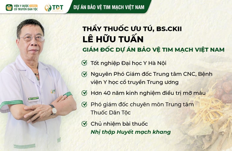 Thầy thuốc ưu tú, Bs.CKII Lê Hữu Tuấn tham gia chương trình ngày hội tầm soát mỡ máu miễn phí