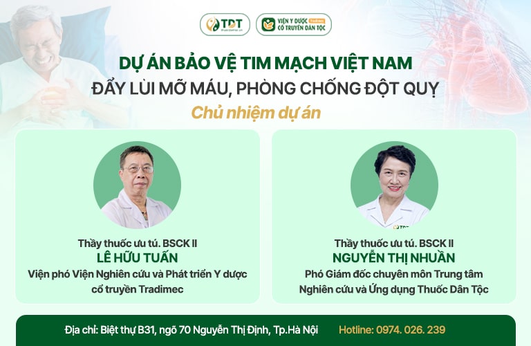 Chủ nhiệm nghiên cứu, phát triển bài thuốc Nhị thập Huyết mạch khang