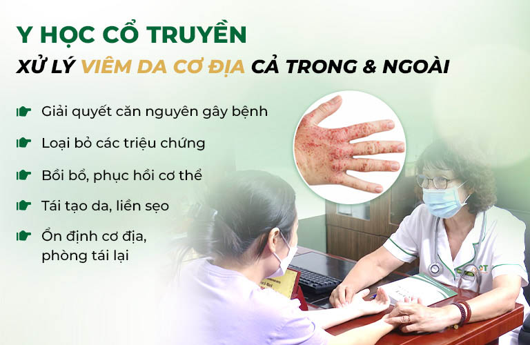 Nguyên tắc xử lý các bệnh viêm da theo y học cổ truyền